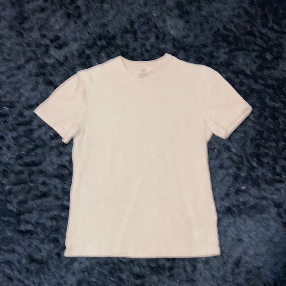 H&M Slim fit Tan Tee Shirt
